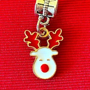 🛍️ 3 for $12 Christmas reindeer charm for bracelet or necklace